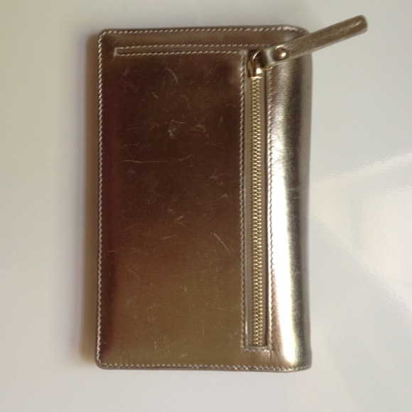 Kate spade Gold pink wallet wristlet rare - Picture 3 of 3