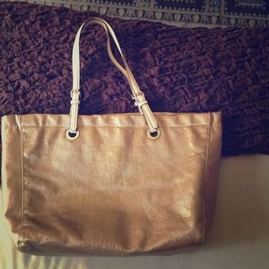 Nice Gold Neverfull Type Tote
