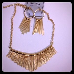 NWT Earrings and Necklace Set