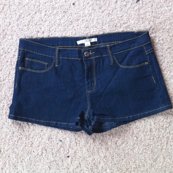 Denim shorts