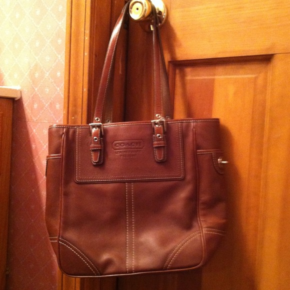 ***RESERVED until 5/24***Coach leather brown purse