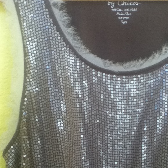 Sold......Sparkly sequin tank top - Picture 2 of 4