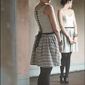 Anthropologie Monochromatic Corset Dress