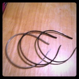 Three piece headband set
