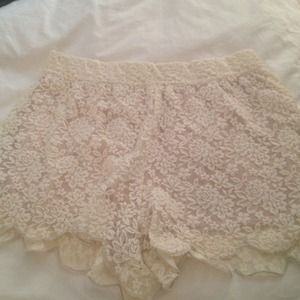 Free People Lace Shorts