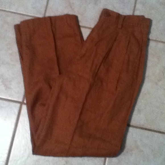 Eddie Bauer Linen Pants Khaki 6