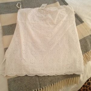 Jcrew bandeau lace top