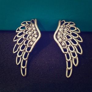 Apricot Lane Diamond Wing Earrings