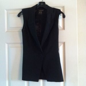 Armani Exchange tuxedo vest