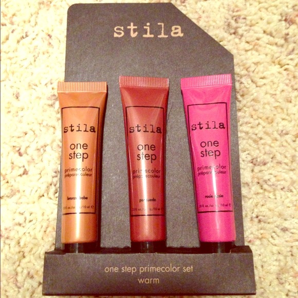⚠TRADED⚠🍀STILA🍀1 step prime color set in WARM