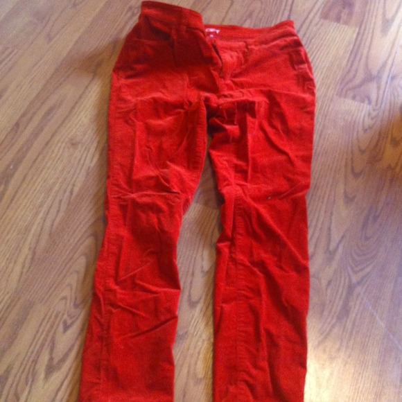 Ann Taylor Fire Engine Red Pants !!!