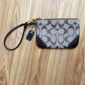Signature Coach Wristlet