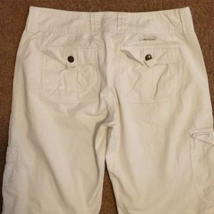 ❌ SOLD!!!!  Low rise white cargo pants