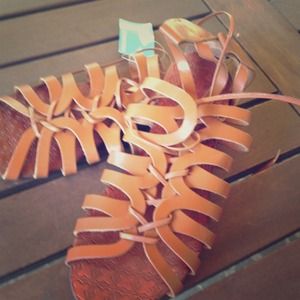 Kustom leather sandals~ Brand New size 7 Grecian