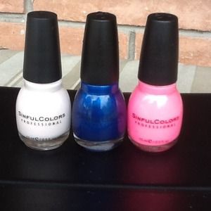 Sinful Colors Professional Fingernail Polish.