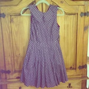 Adorable floral collared Aline dress new! Small