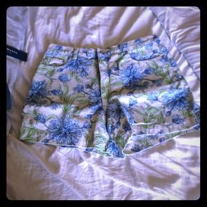 Floral shorts size 16 washed, never worn.