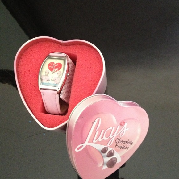 Accessories - Brand new never worn pink "I love Lucy" watch