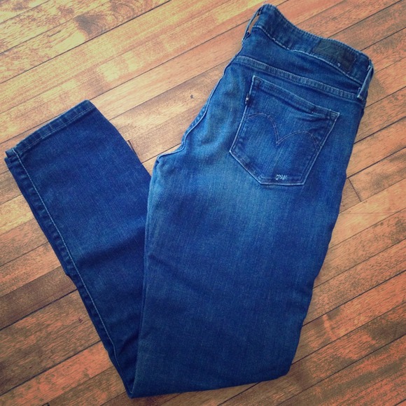 Levi's Denim - Levi's Skinny Jeans + Silver Booties