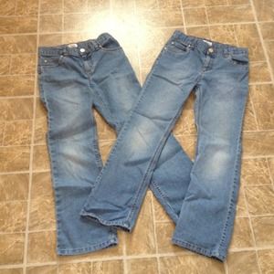 Girls size 10 adjustable waist jeans!