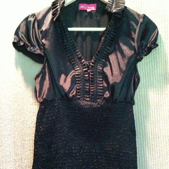 Chic&Jeune black chemise