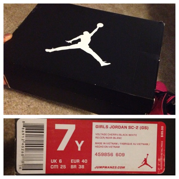 ❌❌SOLD!❌❌ 👞Jordan SC-2 in Voltage Cherry, Flights - Picture 4 of 4