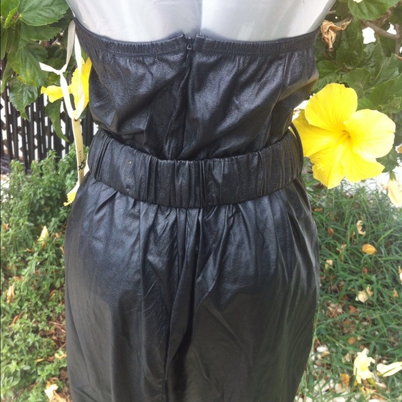 Black dressy strapless dress - Picture 3 of 4