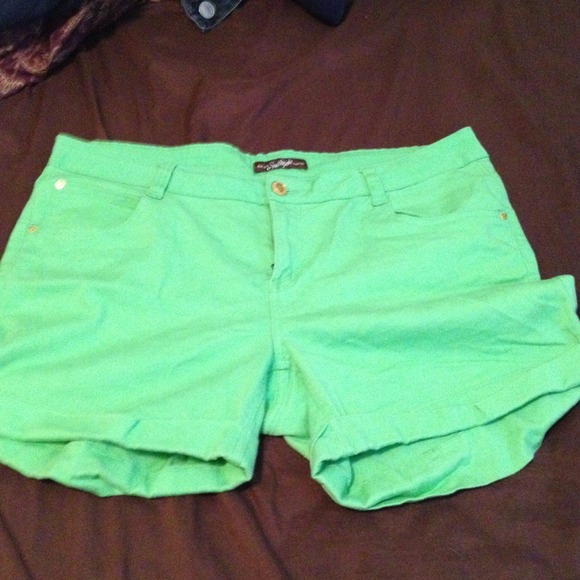 Green shorts
