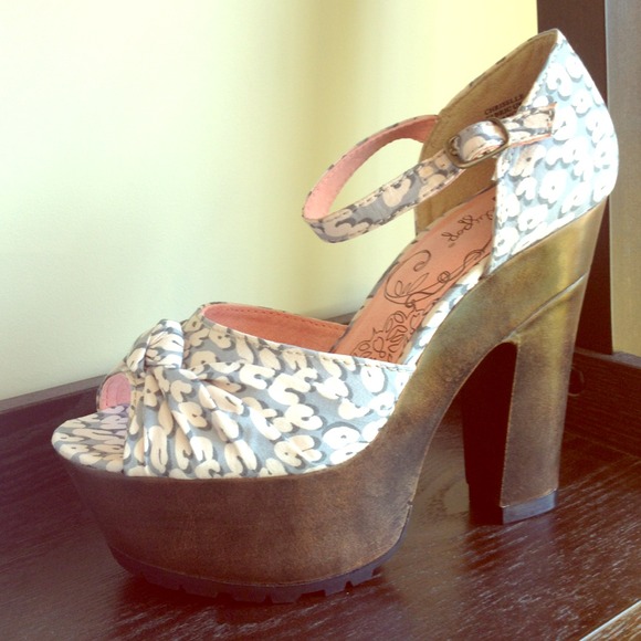 RESERVED - Jelly Pop Chriselle Platform Heels