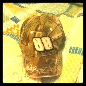 Pink and Cammo NASCAR Hat