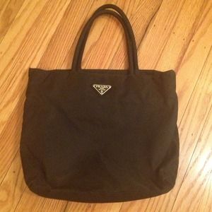 PRADA  AUTHENTIC Tessuto black nylon Tote