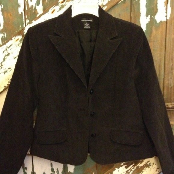Black corduroy blazer
