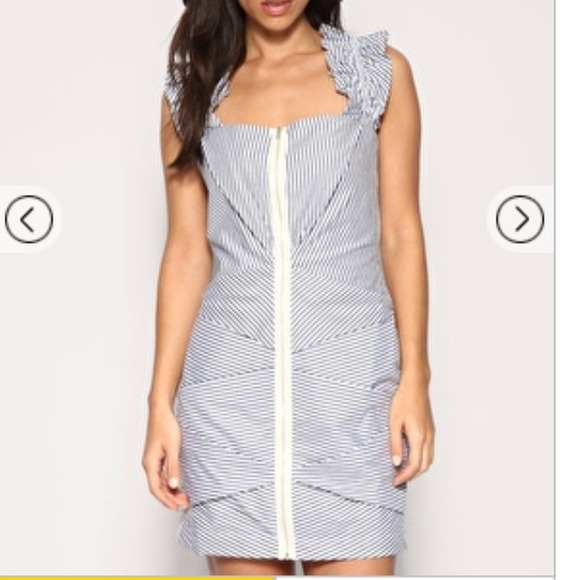 Eva Evanovich Corset Zip Front Dress.