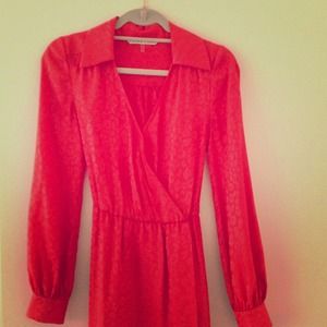 Trina Turk Red Shirt Dress