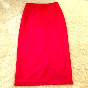 Red long skirt size 12. $5