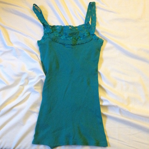 RESERVED! Teal tank skinny jeans &white shirt