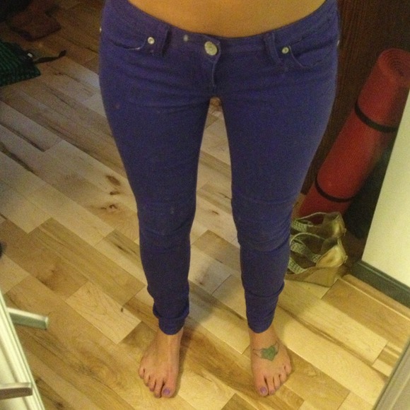 Size 3 Purple Skinnies - Picture 1 of 3