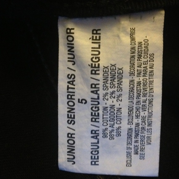 Size 5 Black Skinnies - Picture 4 of 4