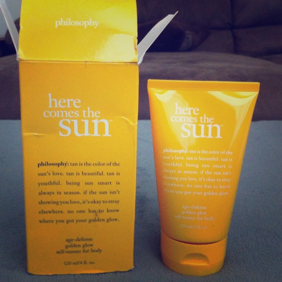 Philosophy self-tanner!