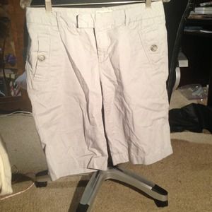 Light grey banana republic Bermuda shorts