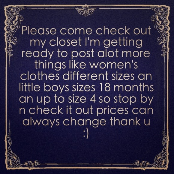 Clothes all sizes an other things