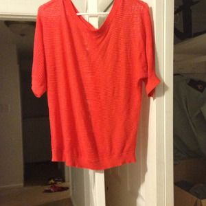 Orange dolman tee