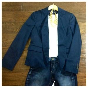 Brooks Brothers Navy Professional Blazer