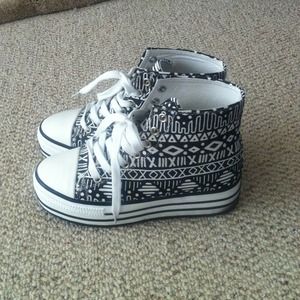 Bag tribal print sneakers