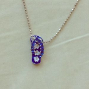 Hawaiian sandal necklace