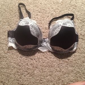 Lightly lined chocolate bra and Vic secret bra