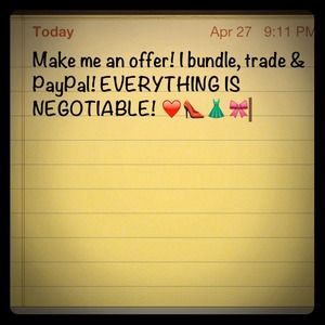 Negotiable!