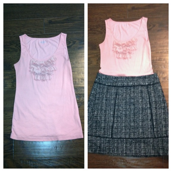 Baby Pink Ruffle Tank - Picture 1 of 1