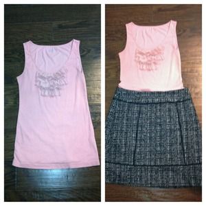 Baby Pink Ruffle Tank