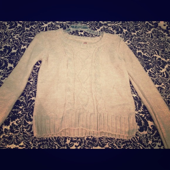 Cream sweater
